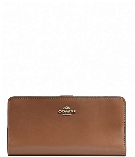 dillards coach wallets|coach leather wallet.